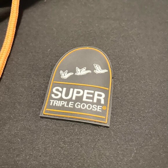 Super Triple Goose Sweater Hoodie Size Medium Pullover - Picture 2 of 16